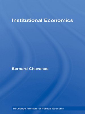 cover image of Institutional Economics